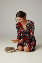 Mad Blossom Wrap Dress