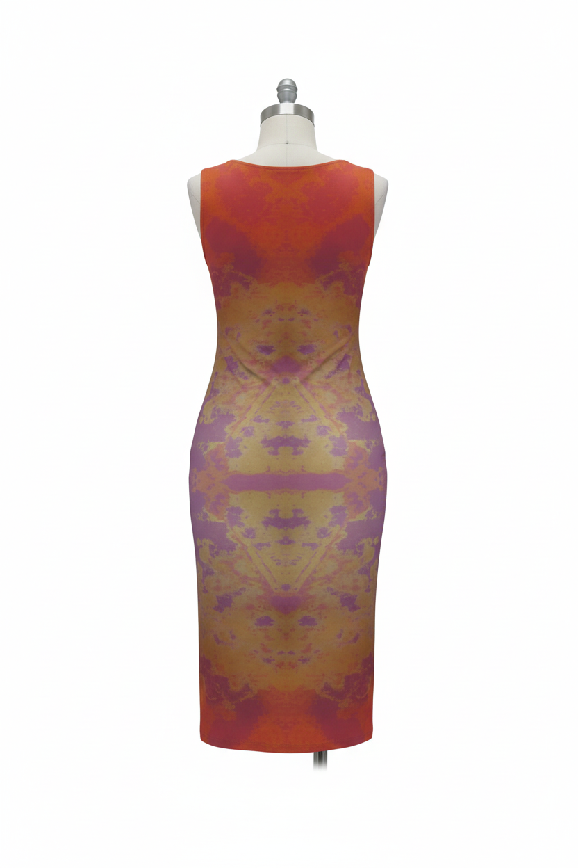 Neon Shade Bodycon Dress