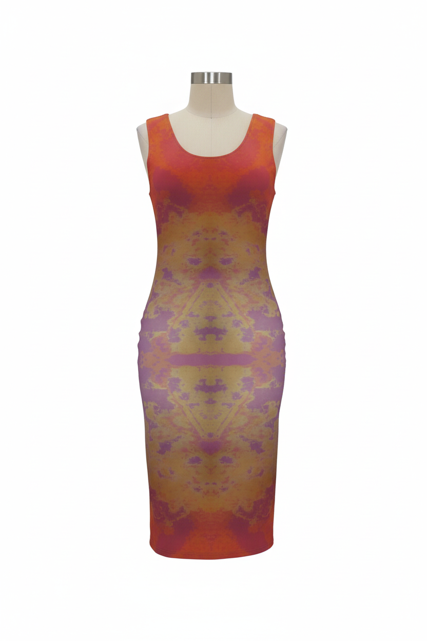 Neon Shade Bodycon Dress