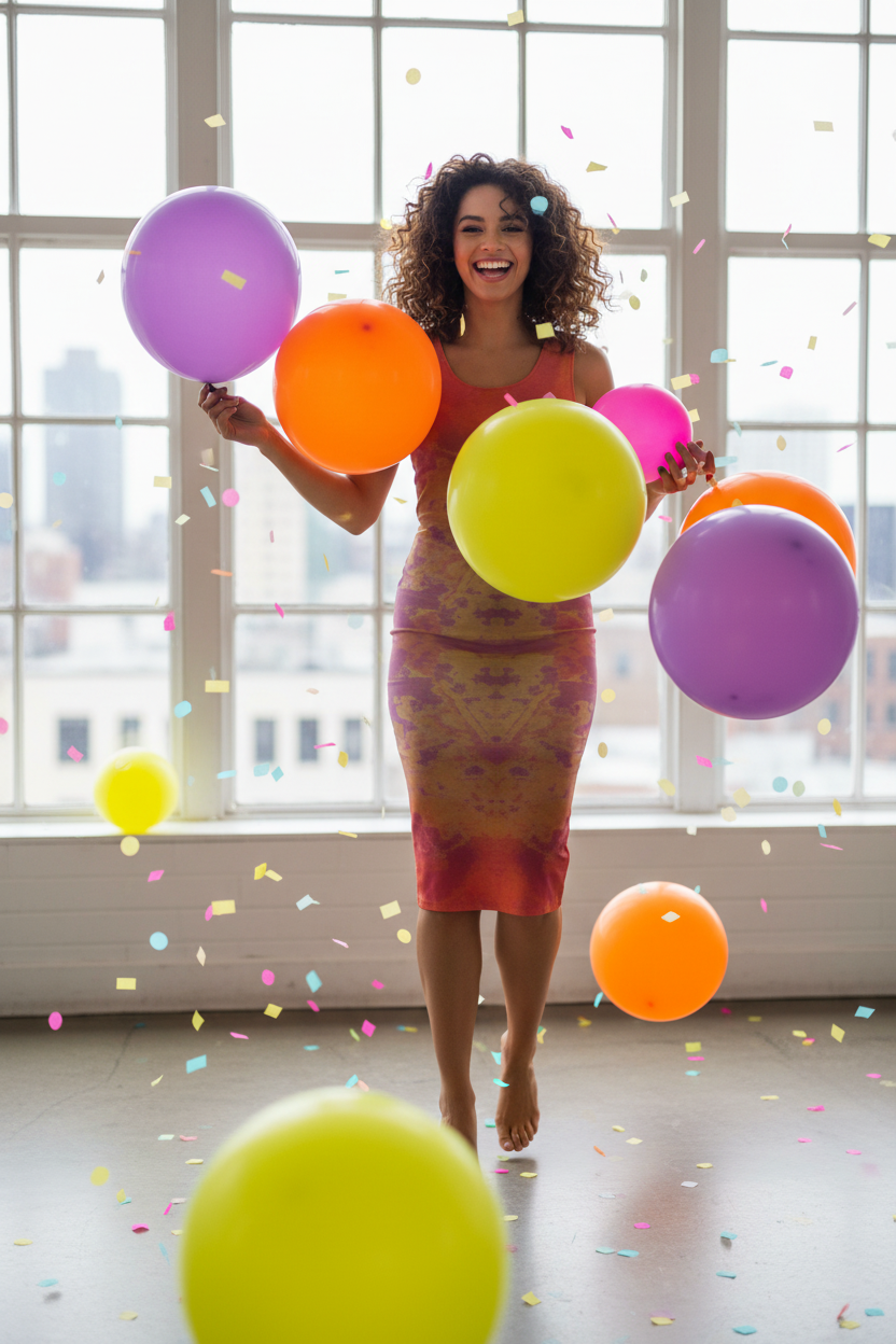 Neon Shade Bodycon Dress