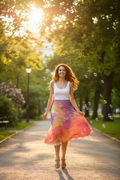 Neon Shade Midi Skirt – Park Lifestyle