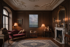 Nocturne Canvas in Unique Antique Apartment