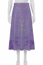 Purple Leaf Midi Skirt – Mannequin