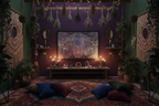 Quan Yin in Magnolia - Witchy Boho Apartment