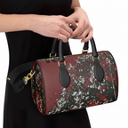Red Mini Denbigh Duffle with Model