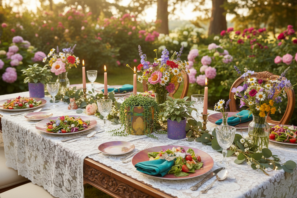 Whimsical Woodland Tablescape with All Products
