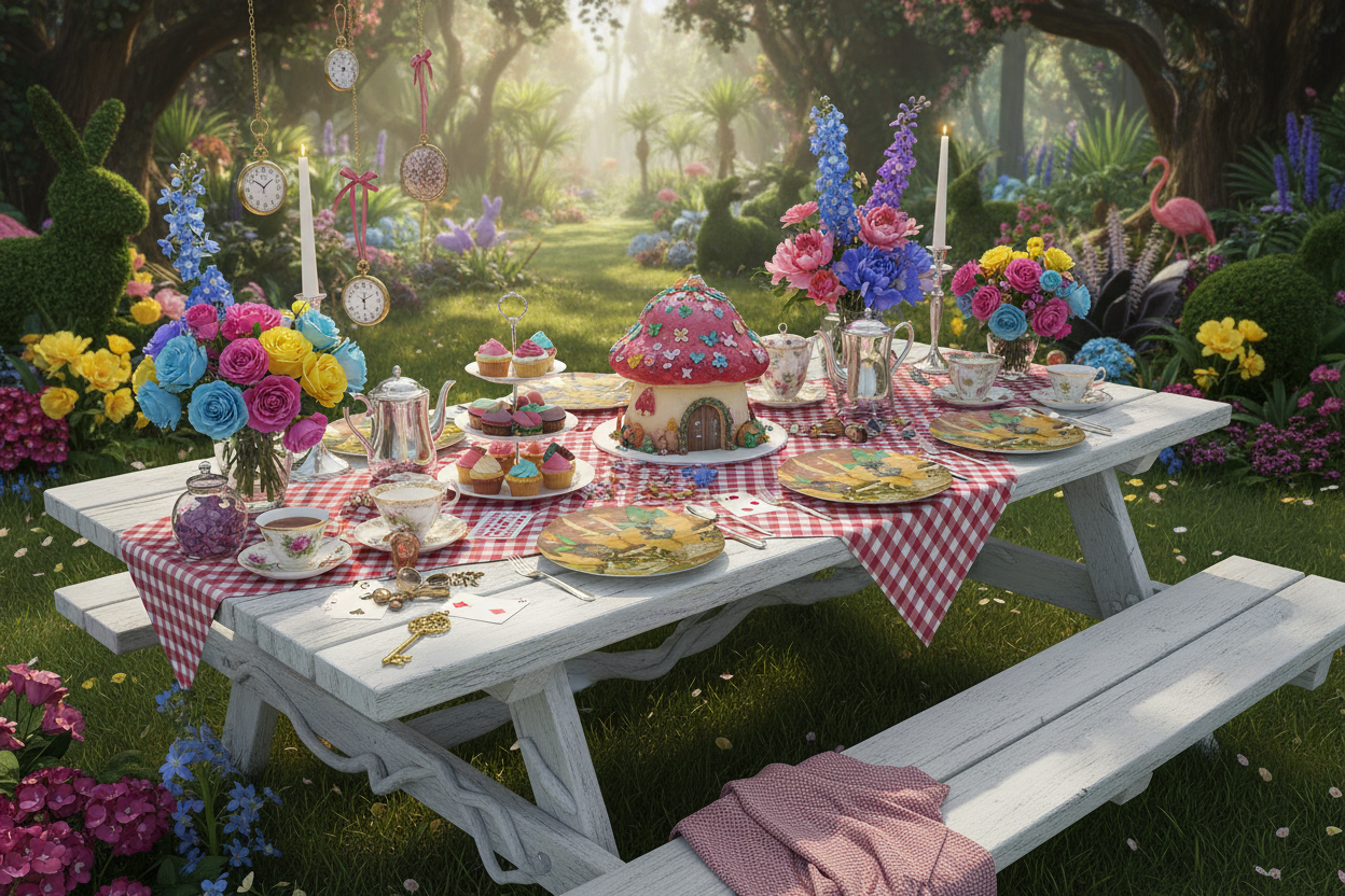 Wonderland China Plates