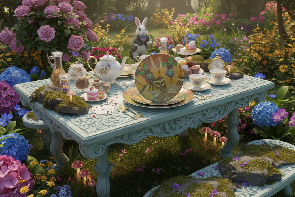 Wonderland China Plates