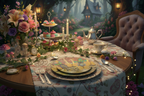 Wonderland China Plates