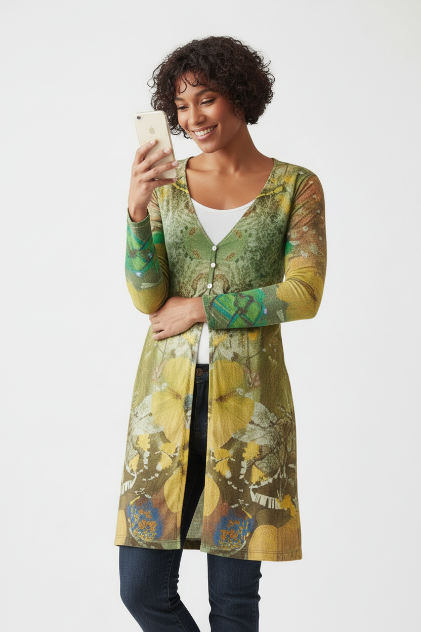 Wonderland Ladies Cardigan closer crop