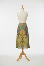 Wonderland Midi Skirt back view on mannequin - corrected