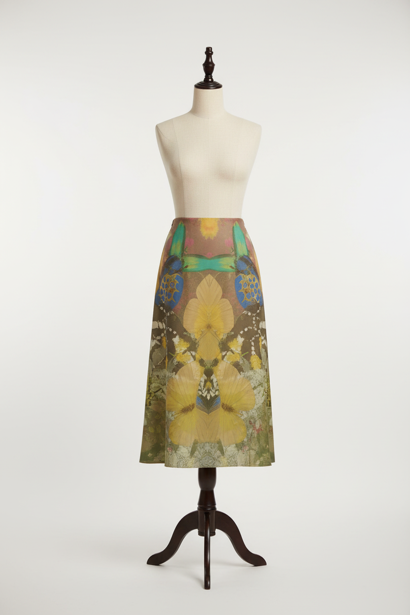 Wonderland Midi Skirt on mannequin