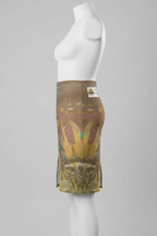 Wonderland Pencil Skirt Right Angle Mannequin Mockup