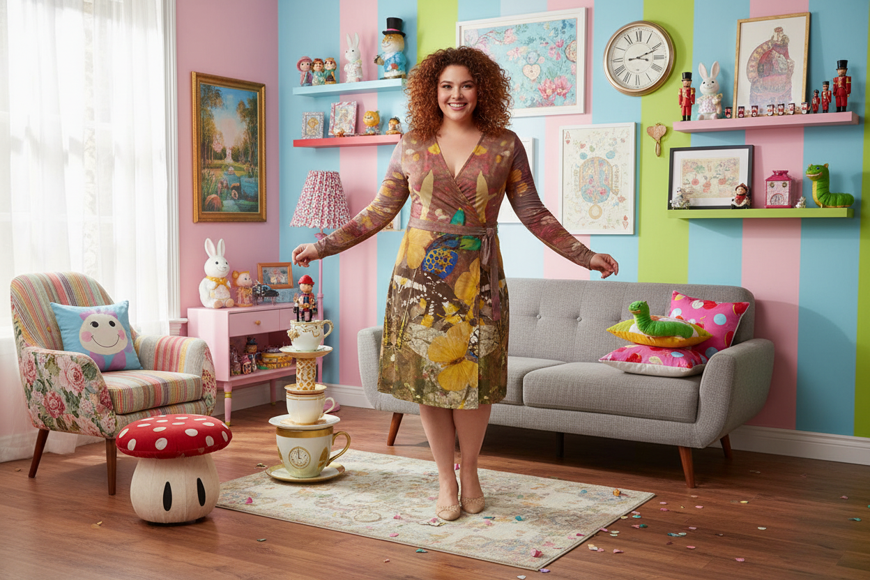 Wonderland Wrap Dress